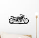 Black and White Illustration Wall Decal
