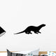 Black Otter Wall Decal