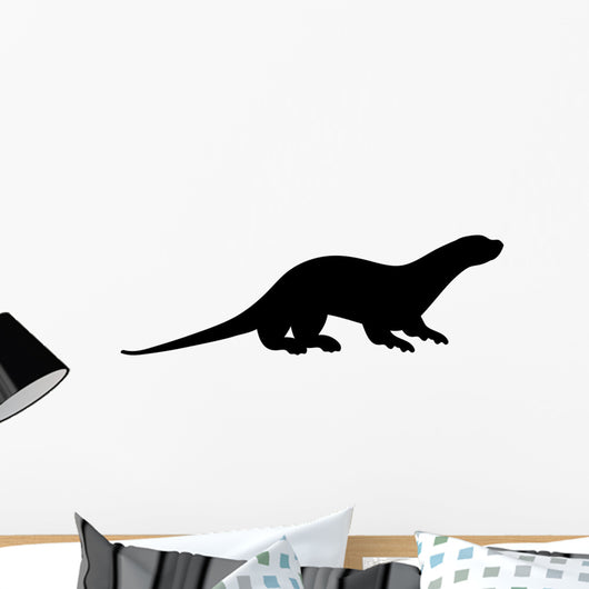 Black Otter Wall Decal
