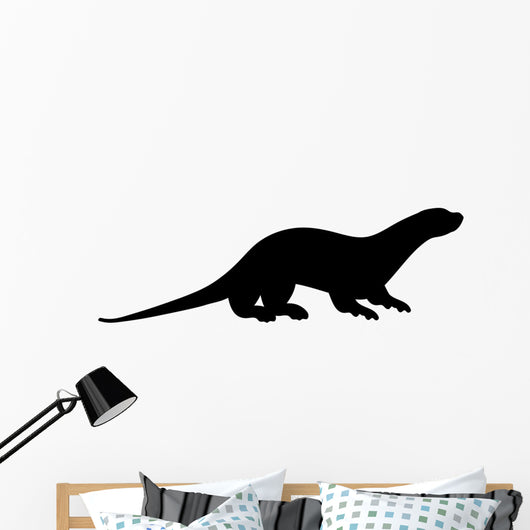 Black Otter Wall Decal