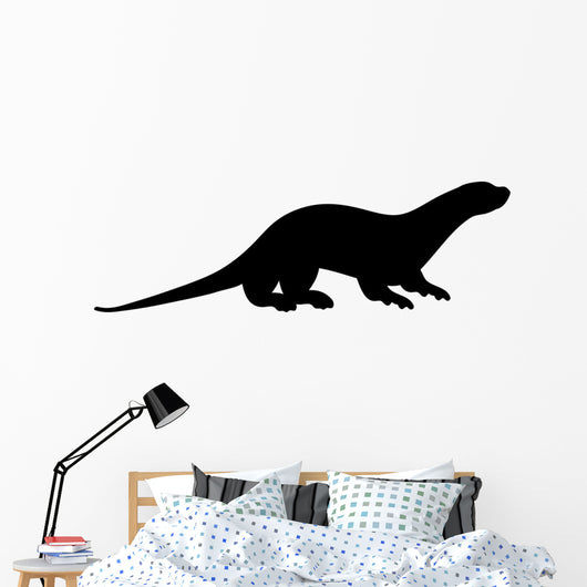 Black Otter Wall Decal