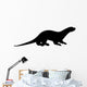 Black Otter Wall Decal