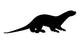 Black Otter Wall Decal