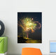 Fireworks above Sea Wall Decal