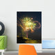 Fireworks above Sea Wall Decal
