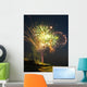 Fireworks above Sea Wall Decal