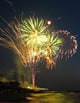 Fireworks above Sea Wall Decal
