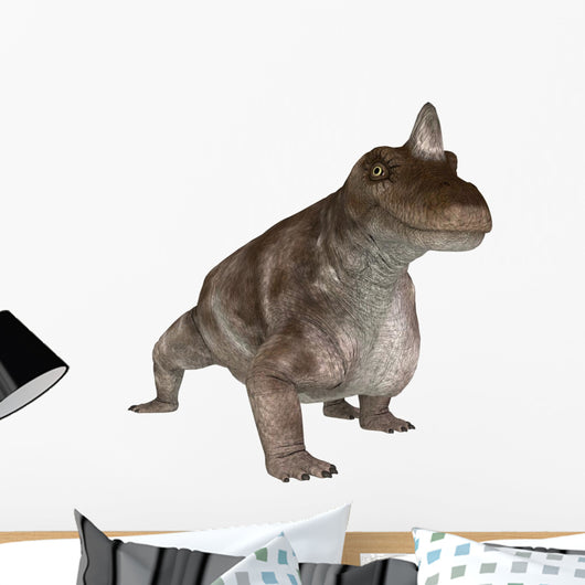Dinosaur Keratocephalus Wall Decal Design 1