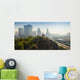 Chinese City with Gazebo Wall Decal