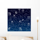 Zodiac Stars Constellation Wall Decal