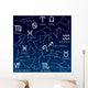 Zodiac Stars Constellation Wall Decal