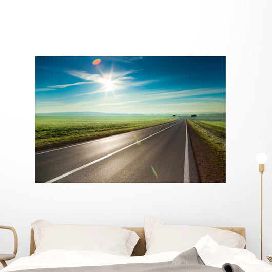 Sunny Road Wall Decal