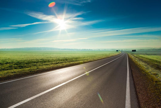 Sunny Road Wall Decal