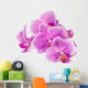 Branch Orchid Flowers White Wall Decal Design 2