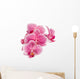 Branch Orchid Flowers White Wall Decal Design 1