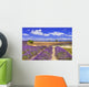 Violet Rows Blooming Lavender Wall Decal
