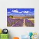Violet Rows Blooming Lavender Wall Decal