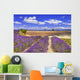 Violet Rows Blooming Lavender Wall Decal