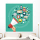 Digital Marketing Concept Wall Decal