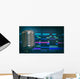 Retro Microphone over Recording Wall Decal