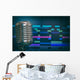 Retro Microphone over Recording Wall Decal