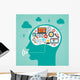 Concept Social Media with Wall Decal