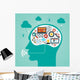 Concept Social Media with Wall Decal