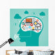 Concept Social Media with Wall Decal