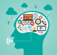 Concept Social Media with Wall Decal