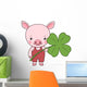 Cute Baby Pink Piggy Wall Decal