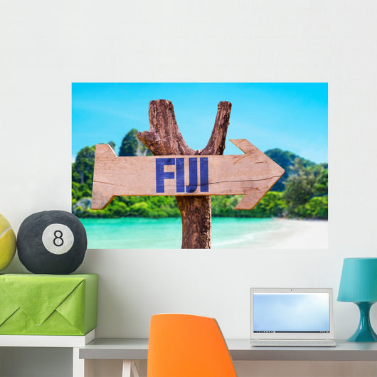 Destination Fiji Beach Wall Decal