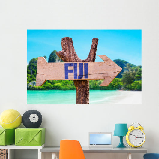 Destination Fiji Beach Wall Decal