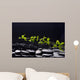 Branch Green Leaf Wet Wall Decal