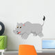 Cute Rhino Cartoon Wall Decal