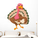 Turkey Cartoon Wall Decal
