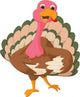 Turkey Cartoon Wall Decal