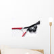 Closeup Squash Racket White Wall Decal