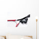 Closeup Squash Racket White Wall Decal