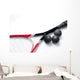 Closeup Squash Racket White Wall Decal
