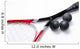 Closeup Squash Racket White Wall Decal