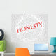 Honesty Word Cloud Wall Decal