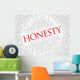 Honesty Word Cloud Wall Decal