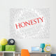 Honesty Word Cloud Wall Decal