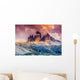 Mountains Landscape Sunset Wall Decal