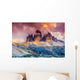Mountains Landscape Sunset Wall Decal