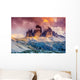 Mountains Landscape Sunset Wall Decal
