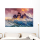 Mountains Landscape Sunset Wall Decal