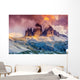 Mountains Landscape Sunset Wall Decal
