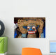 Traditional Stone Sculpture Temple Wall Decal