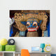 Traditional Stone Sculpture Temple Wall Decal